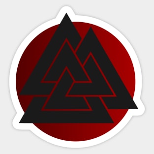 The Valknut | Viking Symbol Sticker